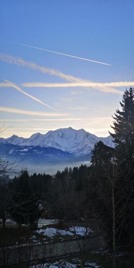 Beautiful Apt With Balcony At Combloux ! Exterior foto